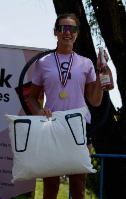 Pobjednica olimpijskog triatlona ZG open. Zagreb 10.07.2023