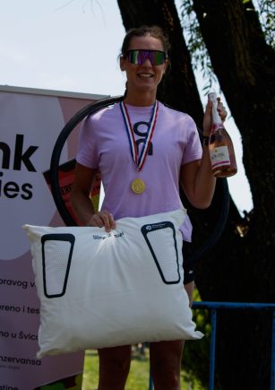 Pobjednica olimpijskog triatlona ZG open. Zagreb 10.07.2023