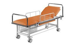 Stol za transport pacijenata s dva bočna štitnika, zaštitom rubova