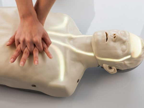 BRAYDEN™ Advanced CPR reanimacijska lutka s LED prikazom krvotoka | bijeli LED