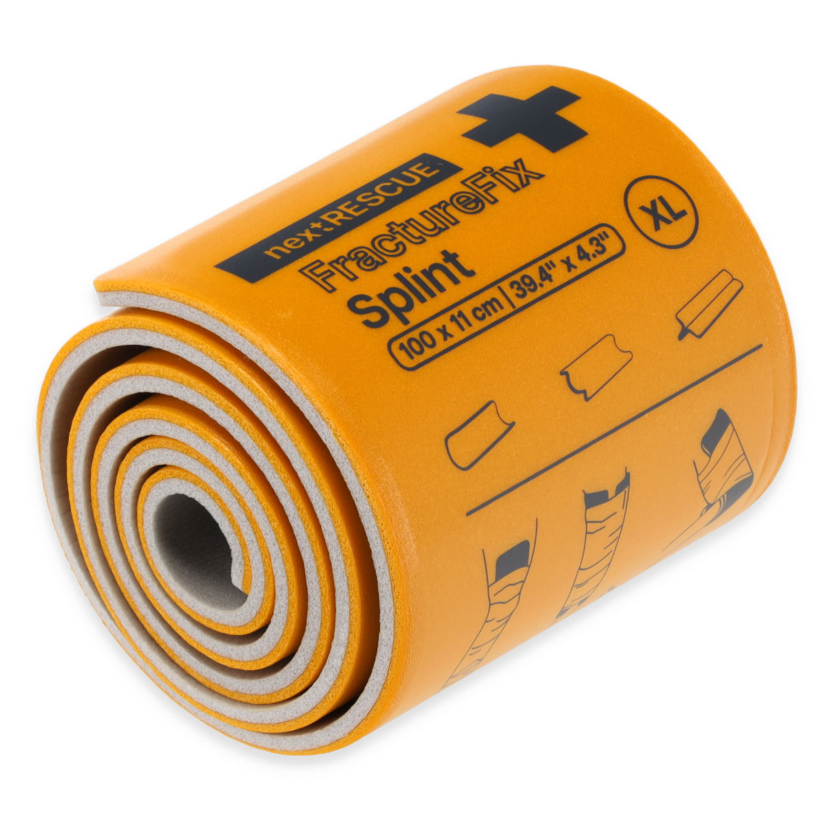Next rescue udlaga u roli N85-IMSPC-XLR-01_1 nextRESCUE® FractureFix EMS udlaga | Veličina: X-Large, Rolana,Narančasta - Slika 1